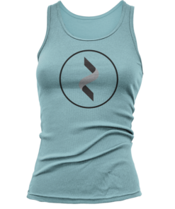 Helix Ladies Racerback Tank - Aqua