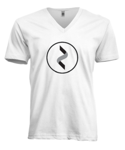 Helix Short-Sleeve V-Neck - White